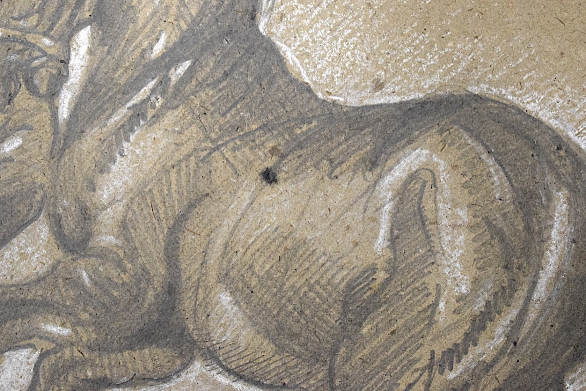 Dessin Mine De Plomb Lad Chevaux D' après Géricault Refm01-photo-6