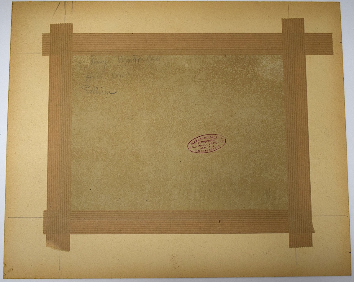 Wash Drawing Northern School 18th Century Stormy Landscape Refm06-photo-5
