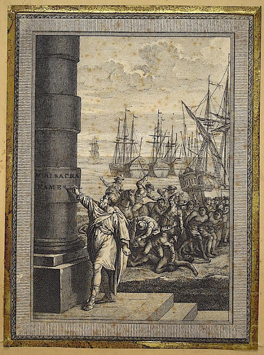 4 Engravings Eisen Histoire Des Indes 18th Century Refm08-photo-2