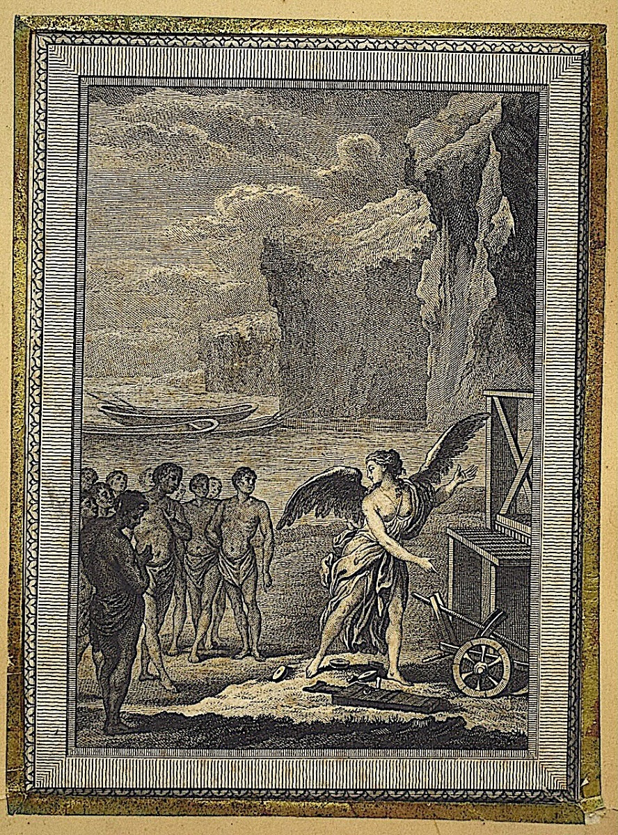  4 Engravings Eisen Histoire Des Indes 18th Century Refm08-photo-3