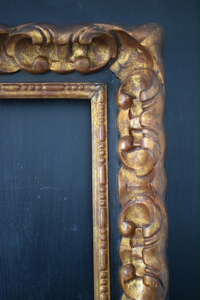 Cadre Art Nouveau Feuillure 74.5 X 57.5 Cm Frame Ref C1274-photo-1