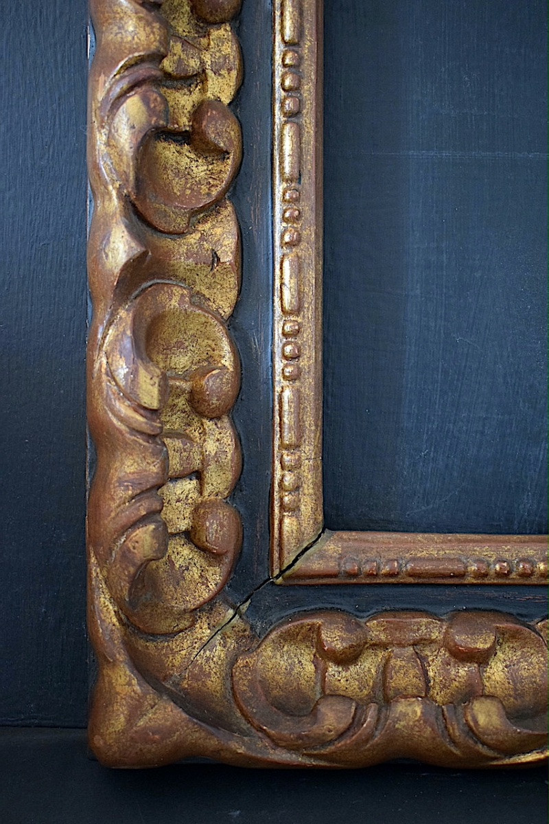 Cadre Art Nouveau Feuillure 74.5 X 57.5 Cm Frame Ref C1274-photo-4