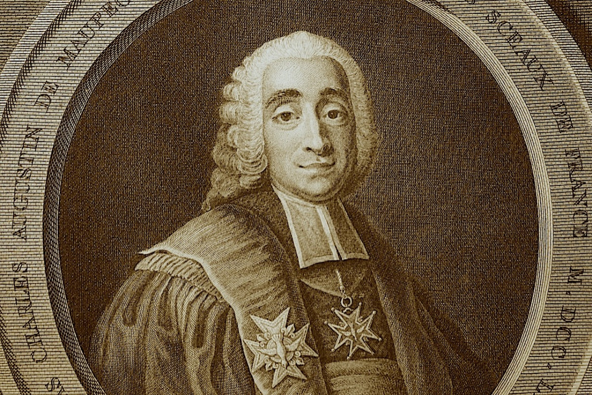 Gravure portrait XVIII &egrave;me de Ren&eacute; Charle de Maupeou  graveur Juvenal refm12-photo-1