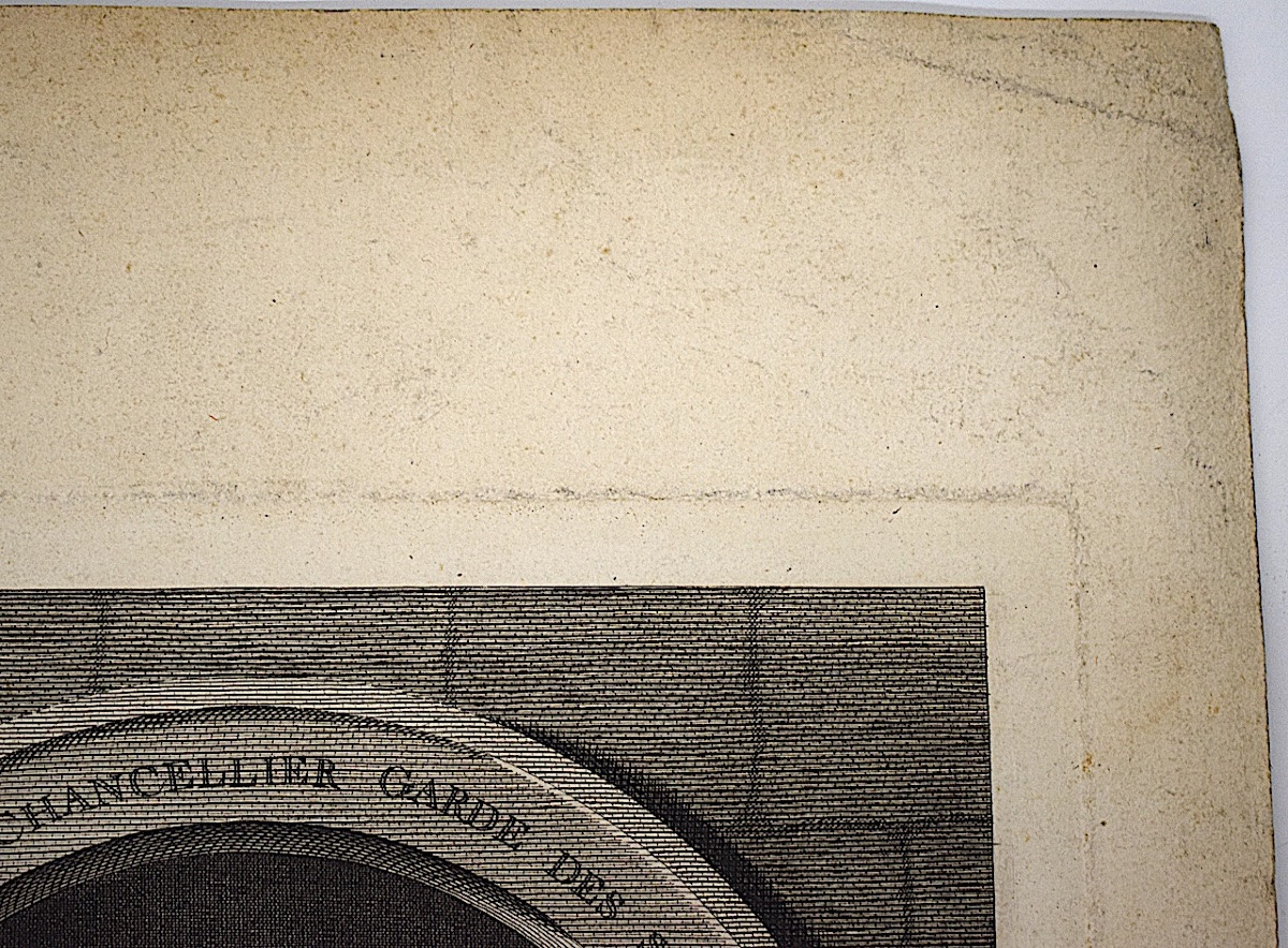 Gravure portrait XVIII &egrave;me de Ren&eacute; Charle de Maupeou  graveur Juvenal refm12-photo-4