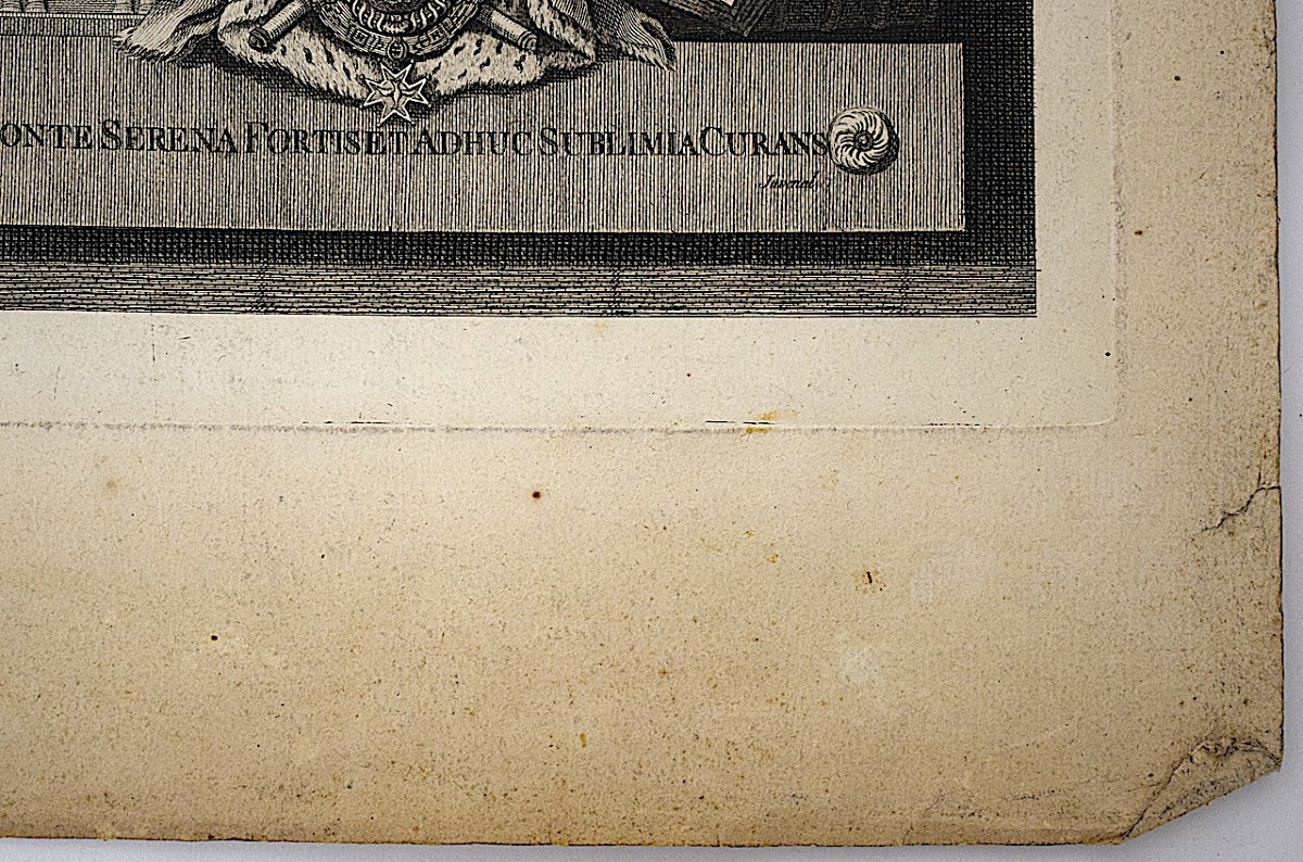 Gravure portrait XVIII &egrave;me de Ren&eacute; Charle de Maupeou  graveur Juvenal refm12-photo-6