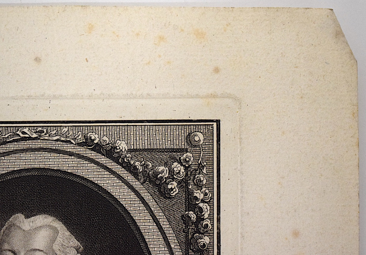 Gravure Portrait de george SAGE Sciences Minéralogie Paris Stockolm Signé HUBERT Refm13-photo-4