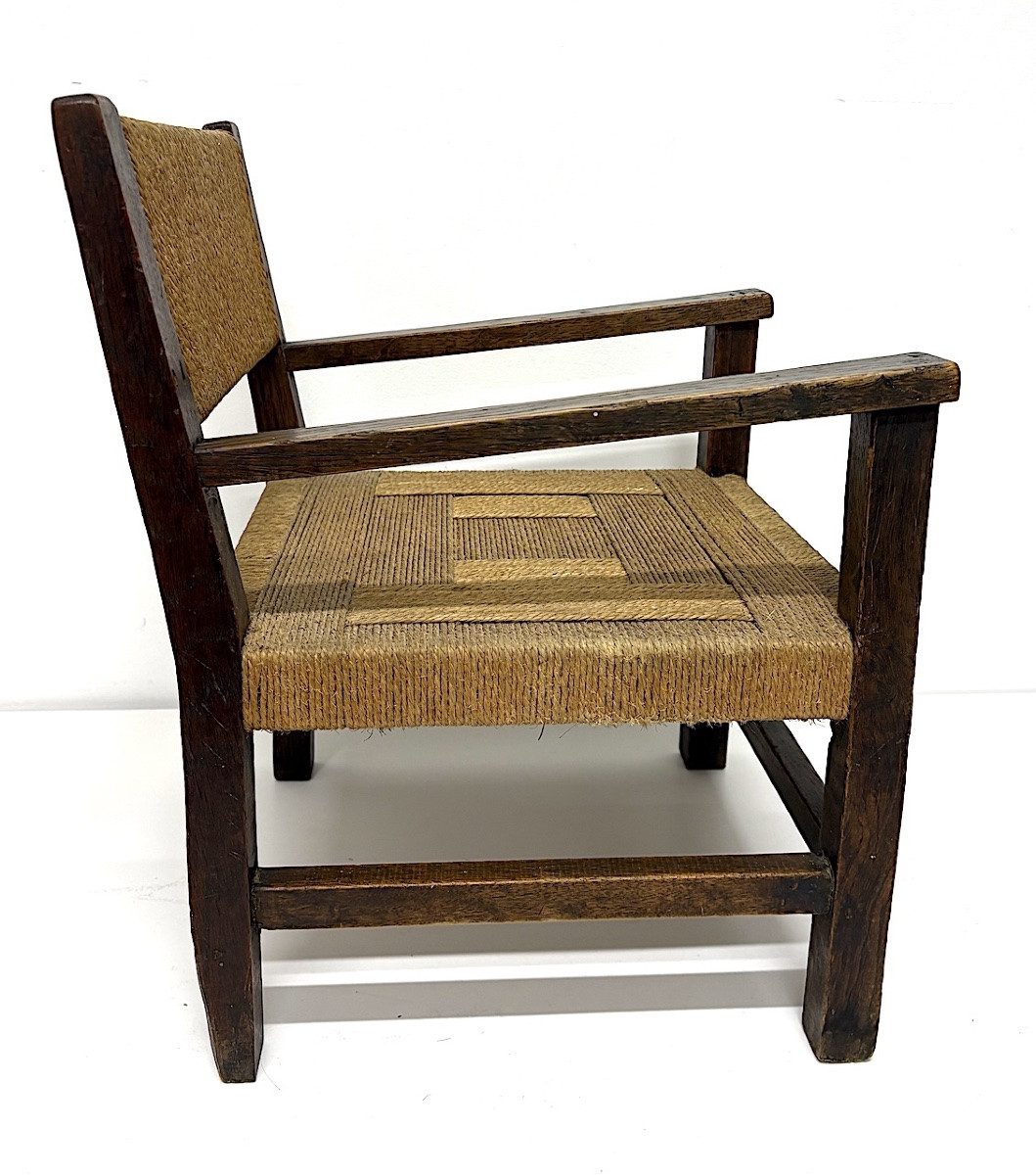 Fauteuil D' enfant Moderniste Dans Le Gout De Francis Jourdain  Époque Art Deco ref1122 -photo-2