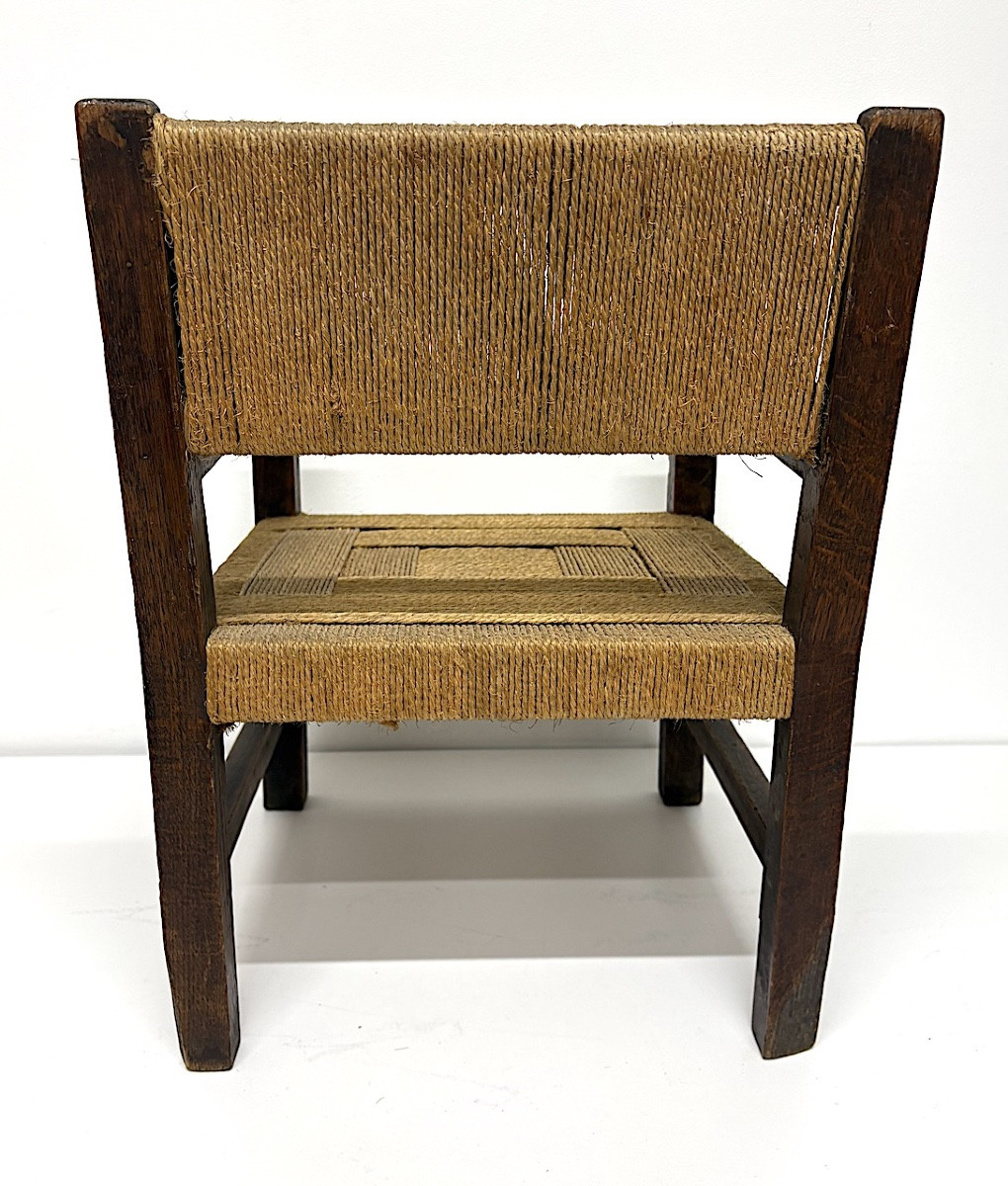 Fauteuil D' enfant Moderniste Dans Le Gout De Francis Jourdain  Époque Art Deco ref1122 -photo-3