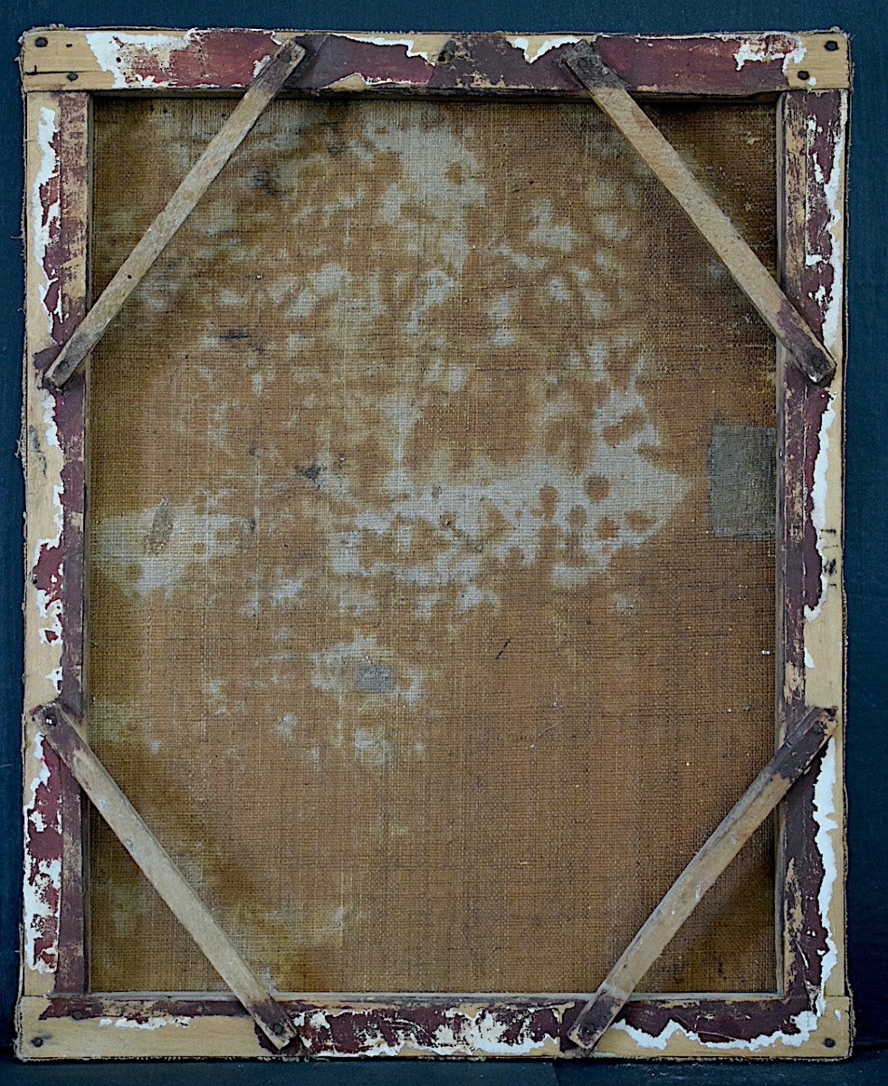 PORTRAIT DE NAPOLÉON BONAPARTE 1ère Empire Monogramme AA daté 1821 XIX ème RT1452-photo-2