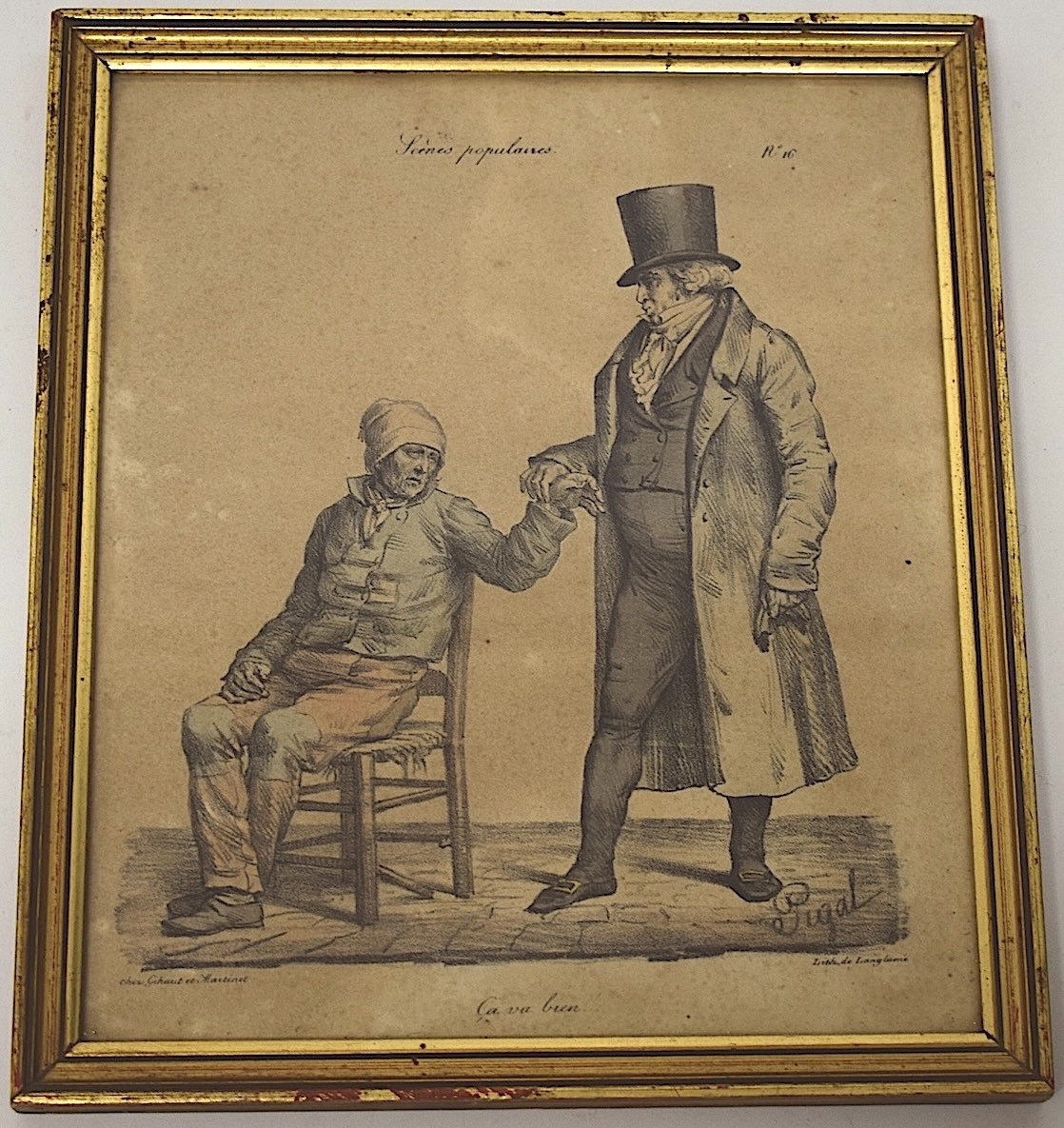 Pigal  Estampes Humoristique Vers 1840 Médecine médecin  Sciences  caricature Refm18-photo-4