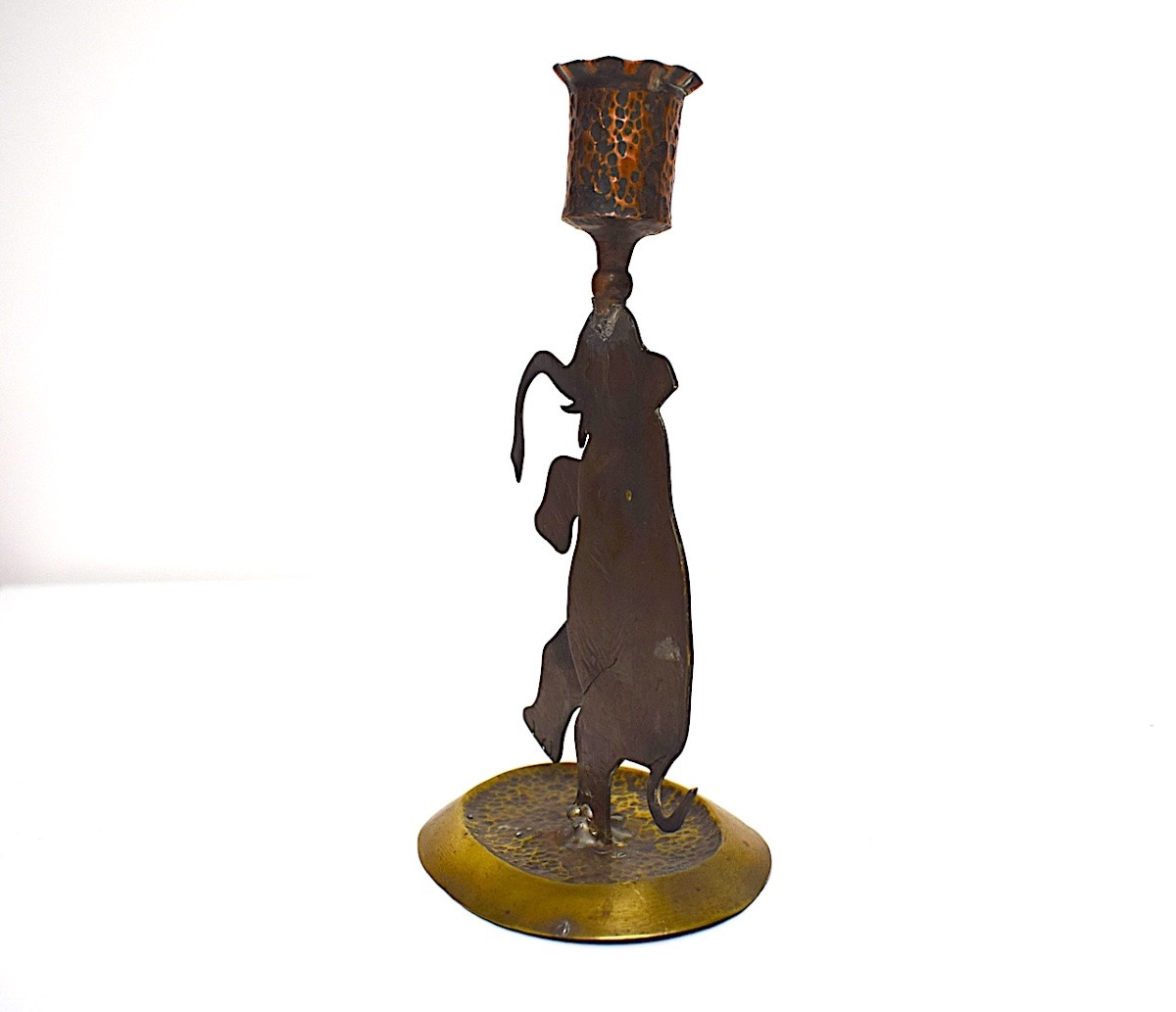 Candlestick Elephant Art Popular Military Trench Work Poilus War 1914 1918 Ref1126-photo-4