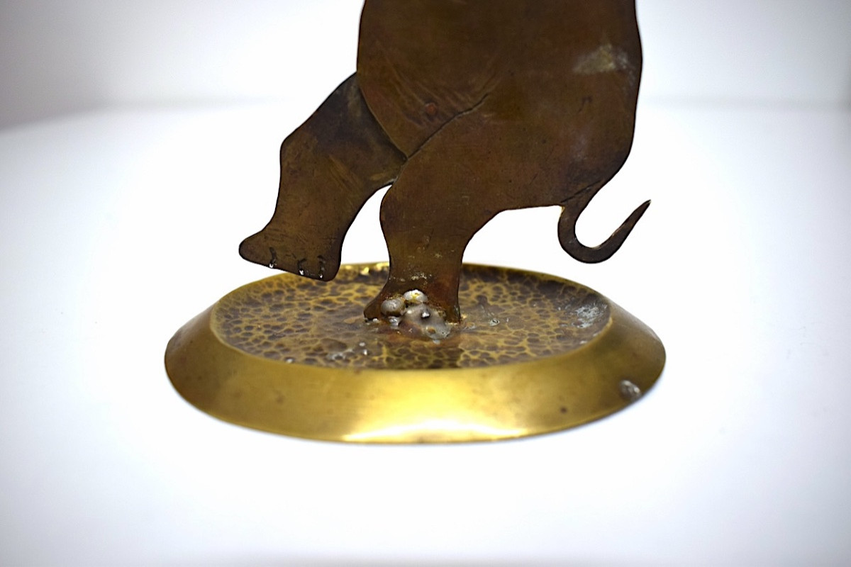 Candlestick Elephant Art Popular Military Trench Work Poilus War 1914 1918 Ref1126-photo-7