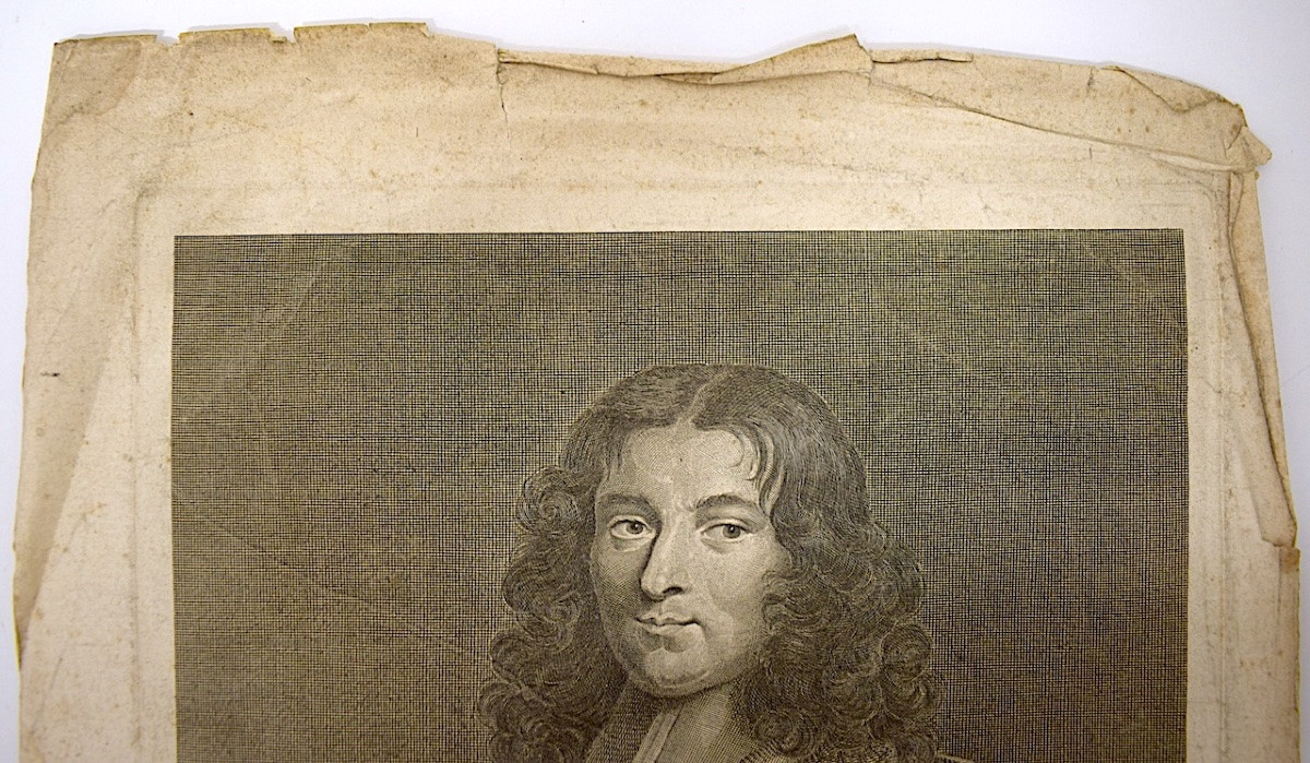 Engraving Protestant Philosopher Bayle At 28 By François Chereau Refm21-photo-4