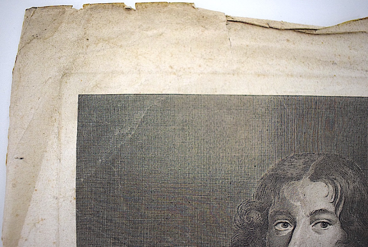 Engraving Protestant Philosopher Bayle At 28 By François Chereau Refm21-photo-3