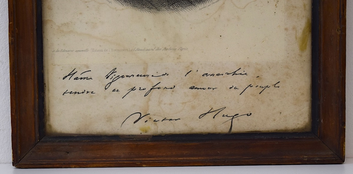 Gravure Victor Hugo 19 ème siècle Refm27-photo-4