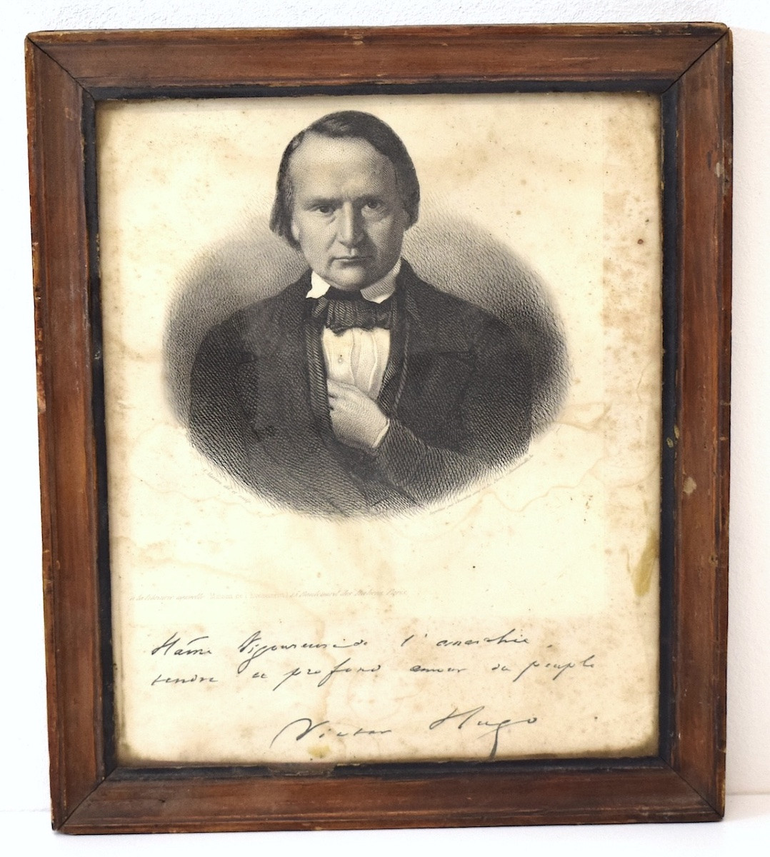 Gravure Victor Hugo 19 ème siècle Refm27-photo-5