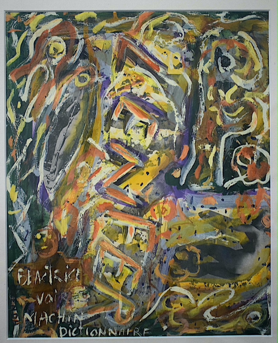 François Ozenda Art Brut Mixed Media Abstract XXth Rt1459-photo-2