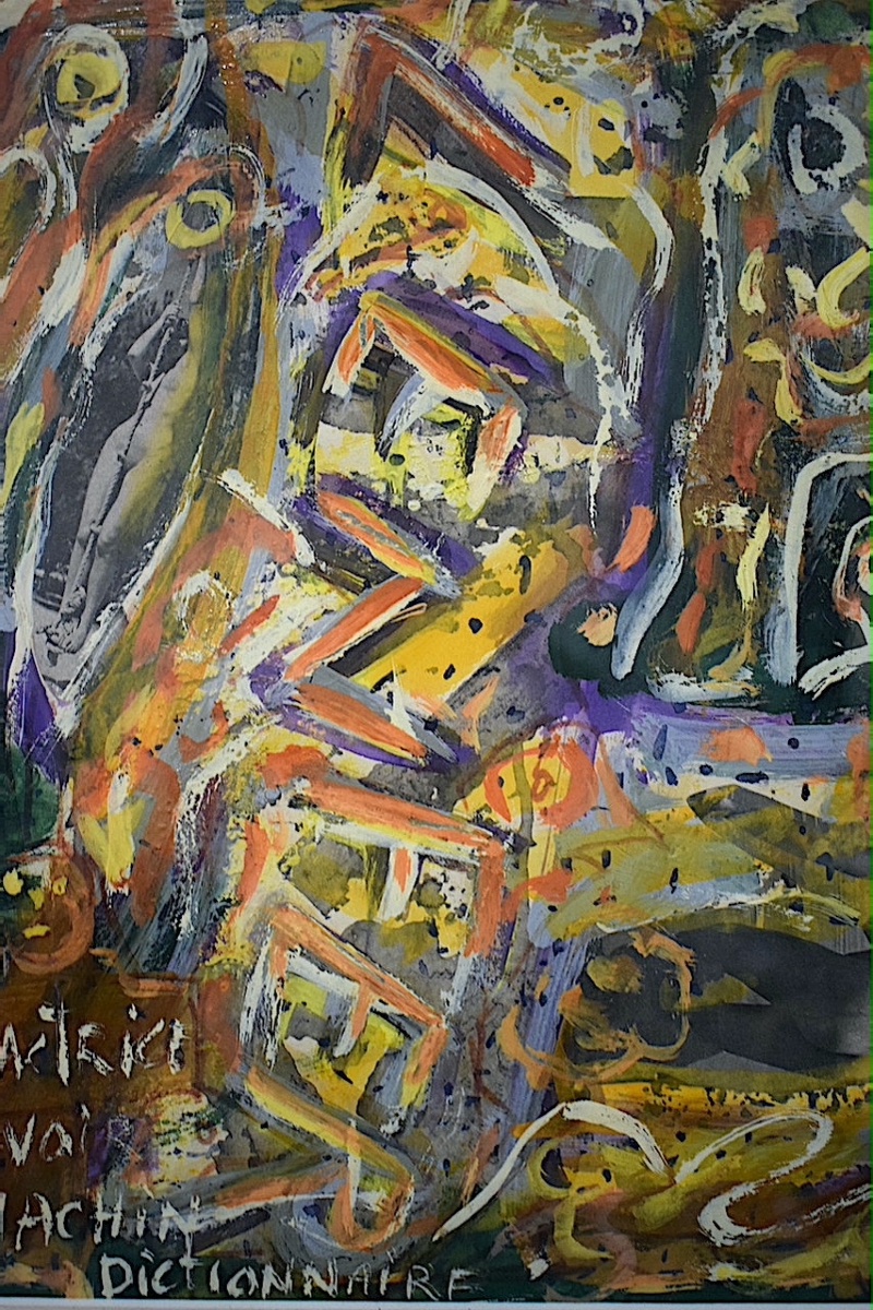 François Ozenda Art Brut Mixed Media Abstract XXth Rt1459-photo-3