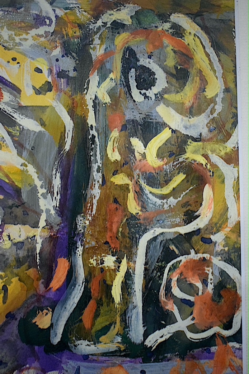 François Ozenda Art Brut Mixed Media Abstract XXth Rt1459-photo-5