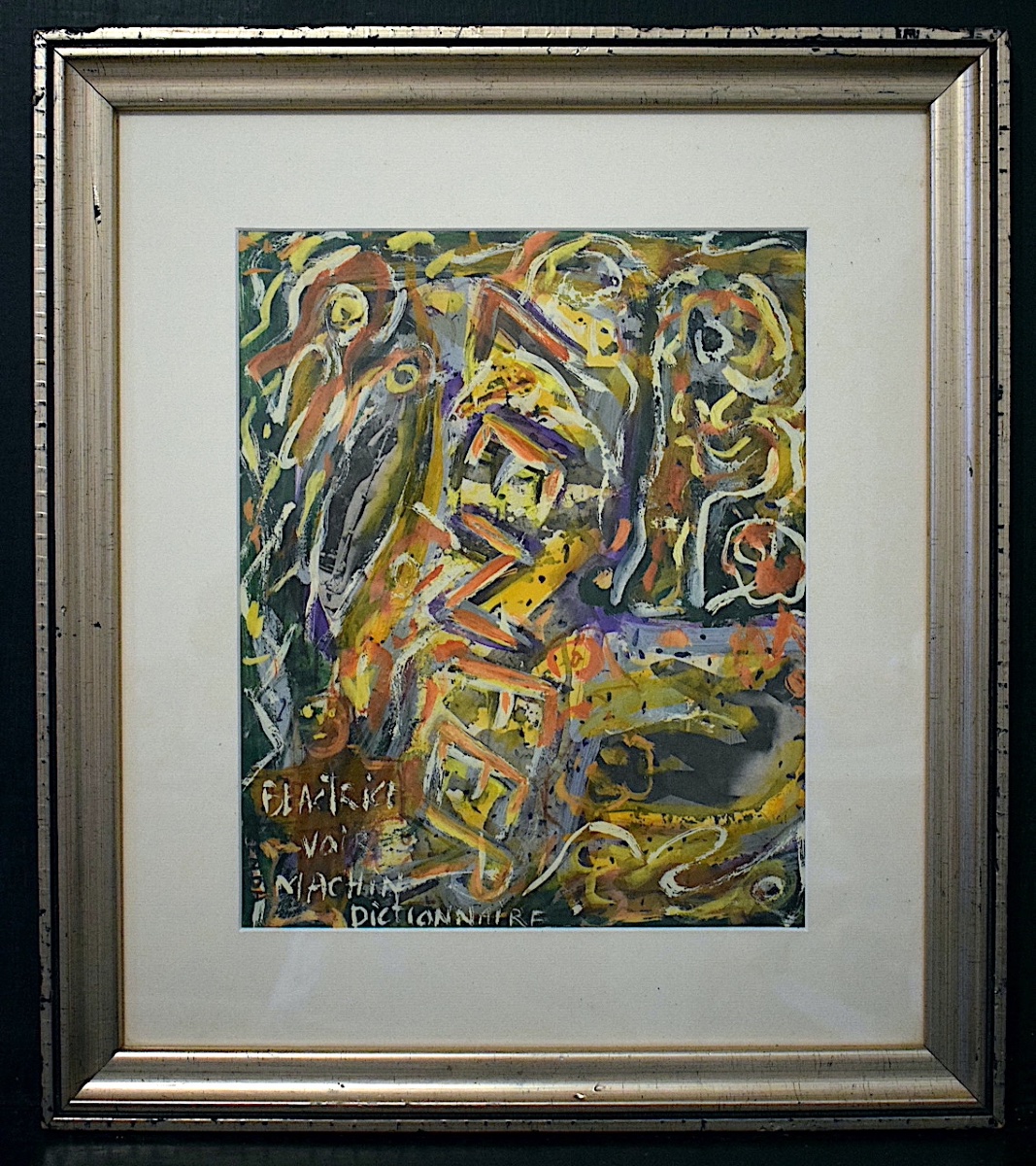 François Ozenda Art Brut Mixed Media Abstract XXth Rt1459