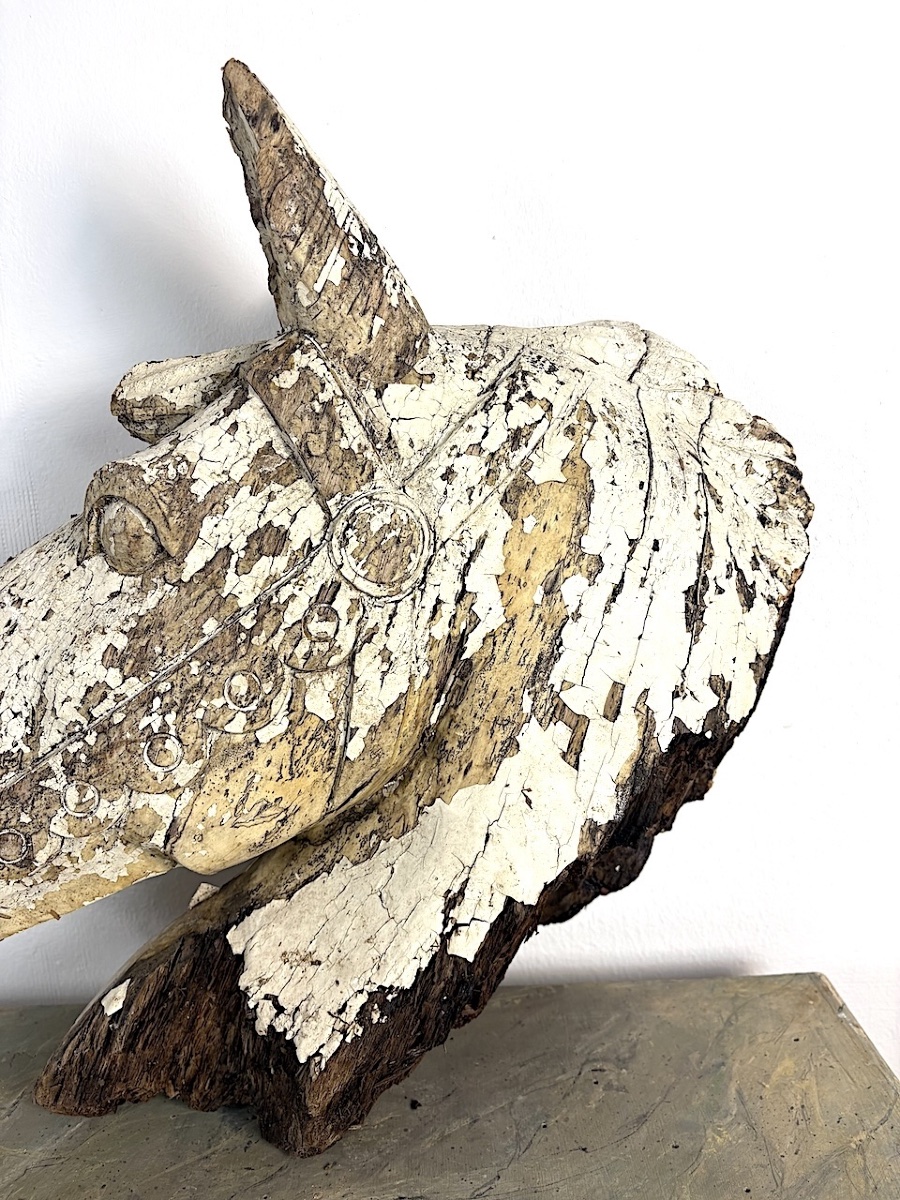 Carved Wood Carousel Horse Head Popular Fairground Art 19th Or 20th Century Ref1129-photo-1