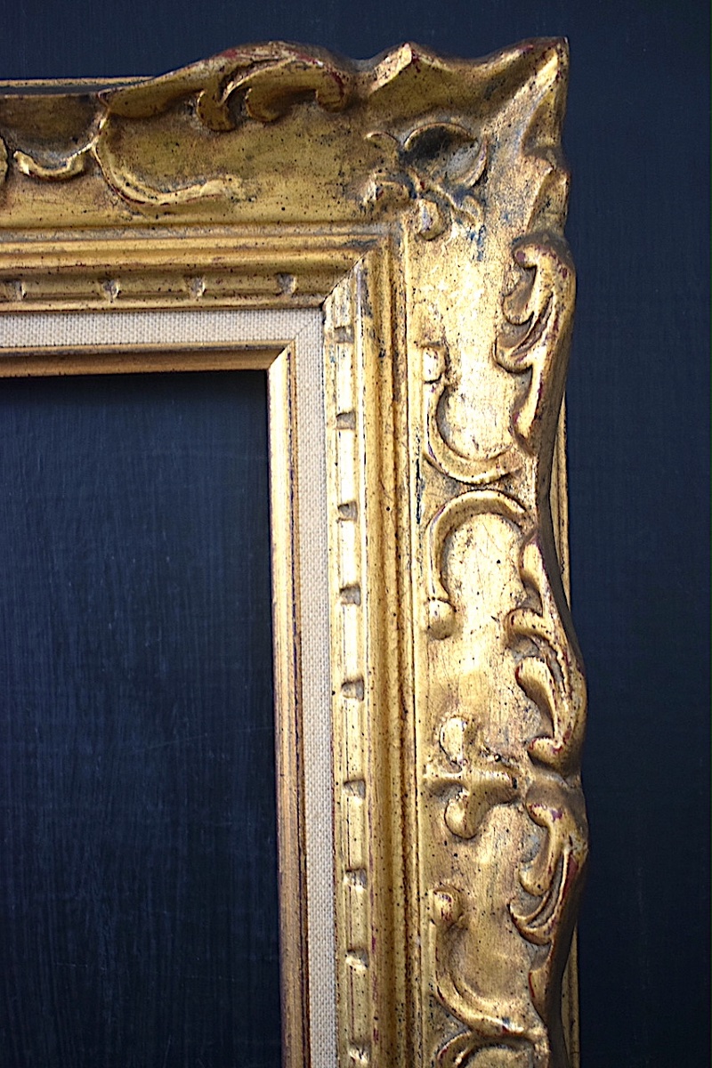 CADRE Montparnasse doré  Feuillure 27 x 22 cm format pour tableau 3F FRAME Ref C1275-photo-1