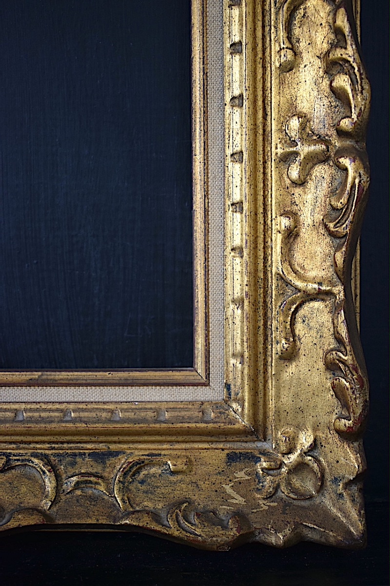 CADRE Montparnasse doré  Feuillure 27 x 22 cm format pour tableau 3F FRAME Ref C1275-photo-2