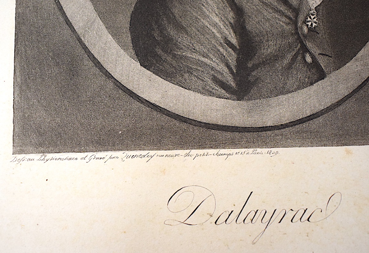 Engraving Physionotrace Engraved By Quenedey Portrait Dalayrac Composer Music Refm32-photo-3