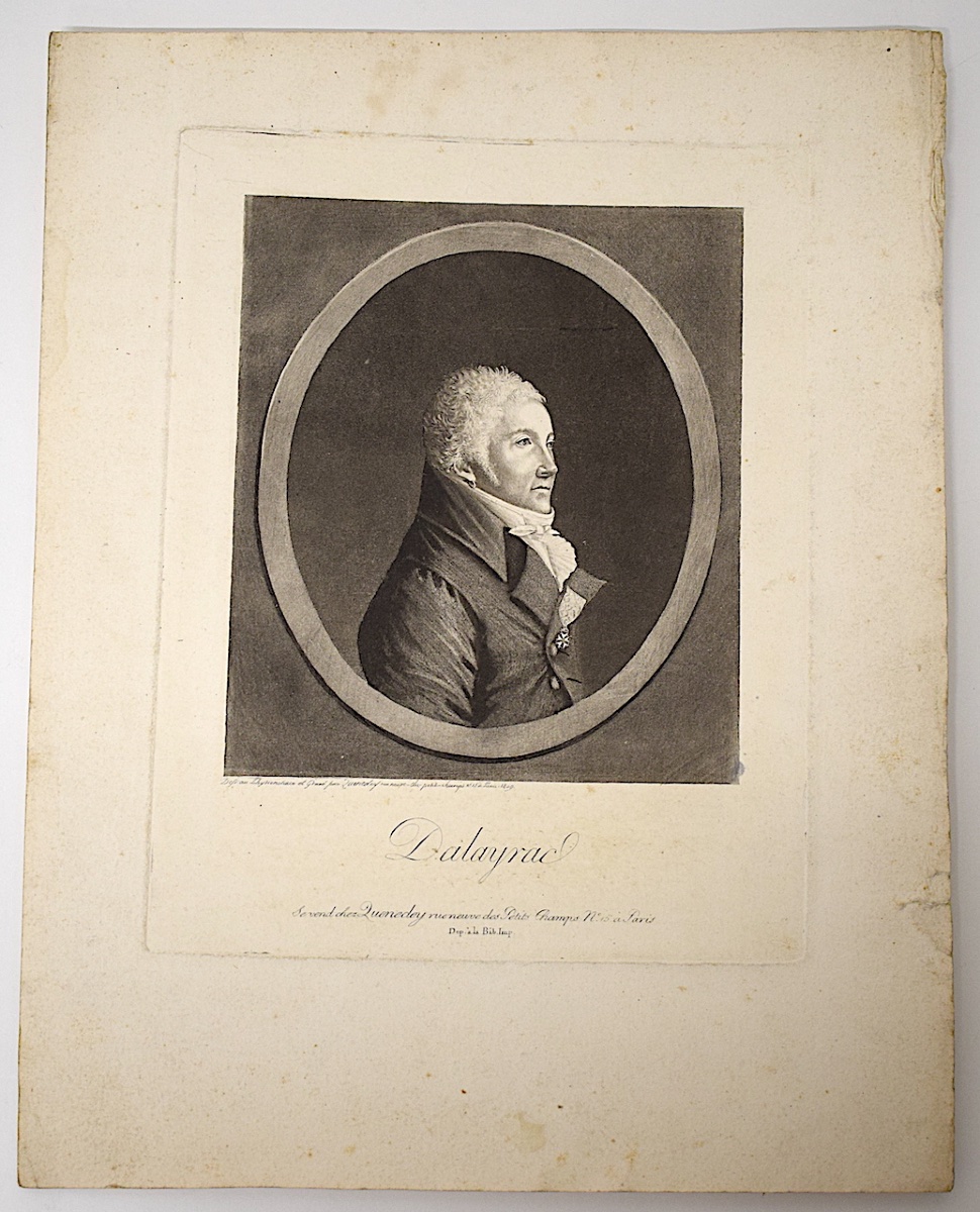 Engraving Physionotrace Engraved By Quenedey Portrait Dalayrac Composer Music Refm32
