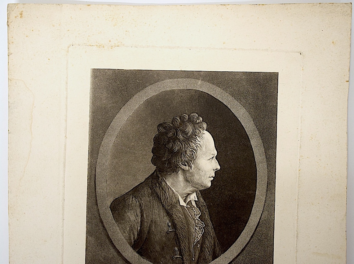 Engraving Physionotrace Engraved By Quenedey Portrait Gluck Composer Opera Refm34-photo-2