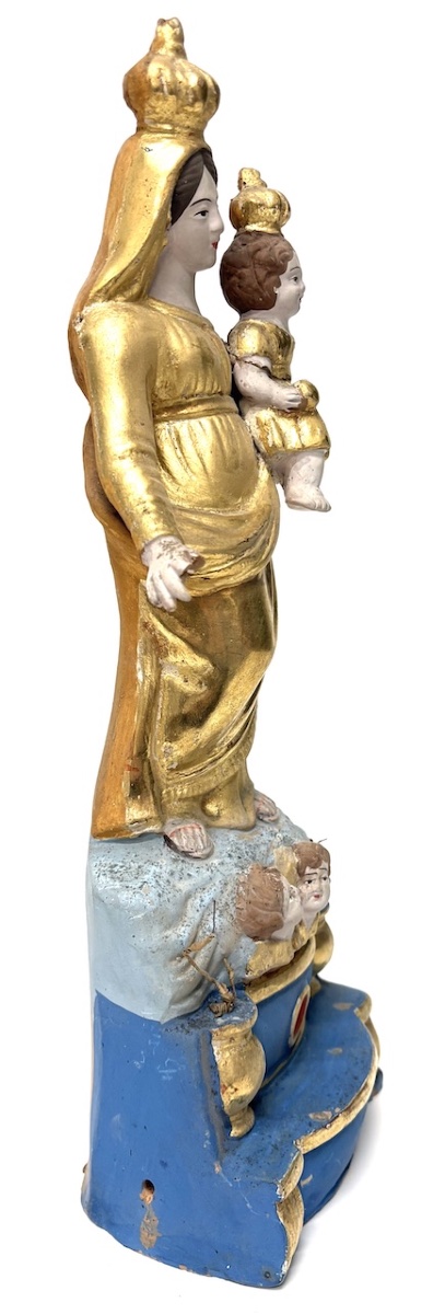Santibelli Virgin And Child Religious Terracotta Ref1131-photo-2