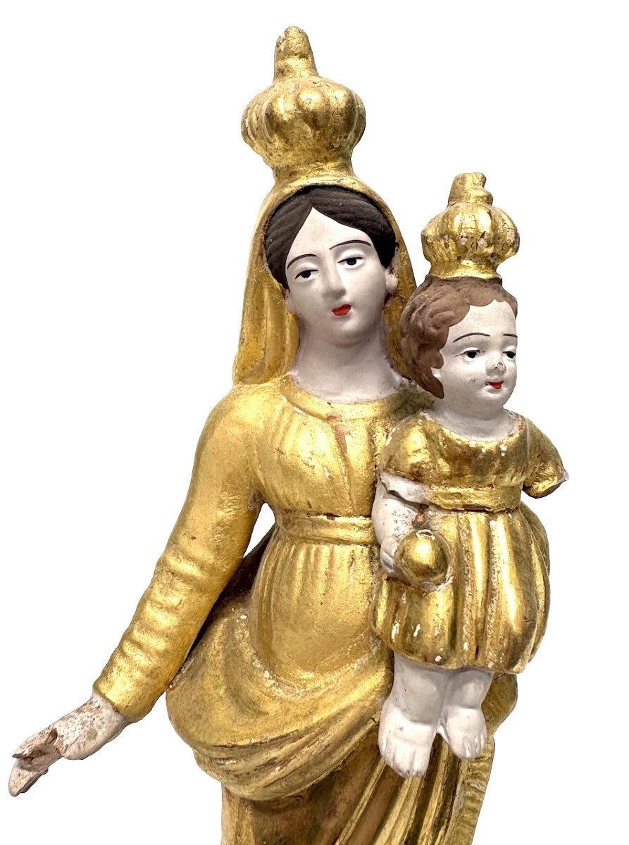 Santibelli Virgin And Child Religious Terracotta Ref1131-photo-1