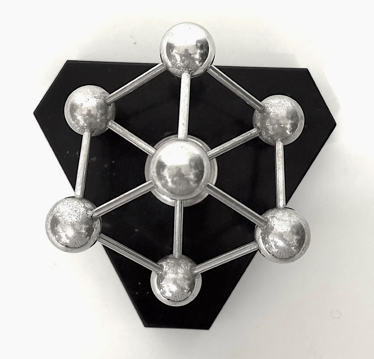 Silver Atomium World Fair Brussels 1958 Belgium Ref1132-photo-4