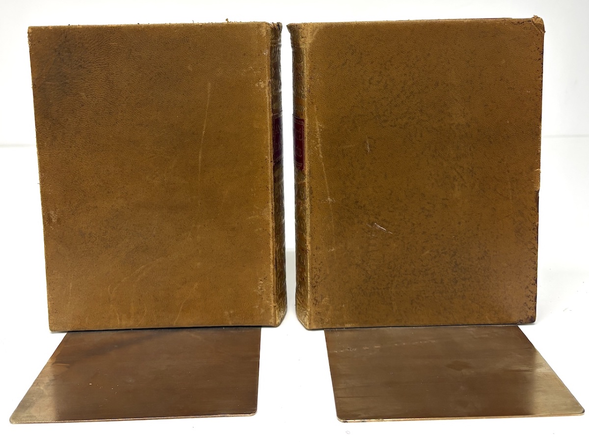 Trompe l'Oeil Bookends Antique Binding Ref1136-photo-3