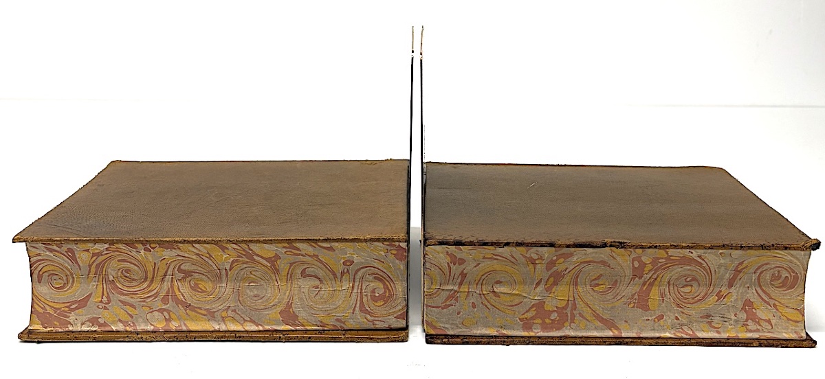 Trompe l'Oeil Bookends Antique Binding Ref1136-photo-5