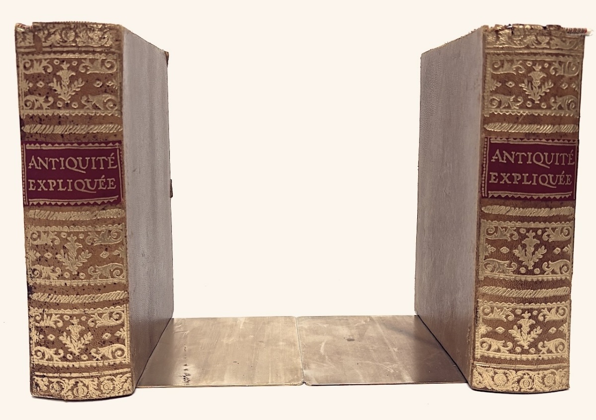 Trompe l'Oeil Bookends Antique Binding Ref1136