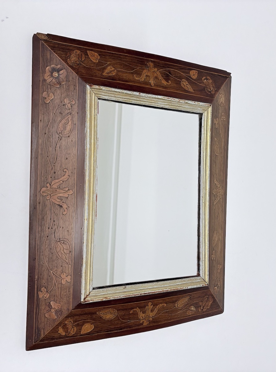Marquetry Mirror Provence 17th Century Ref1137-photo-2