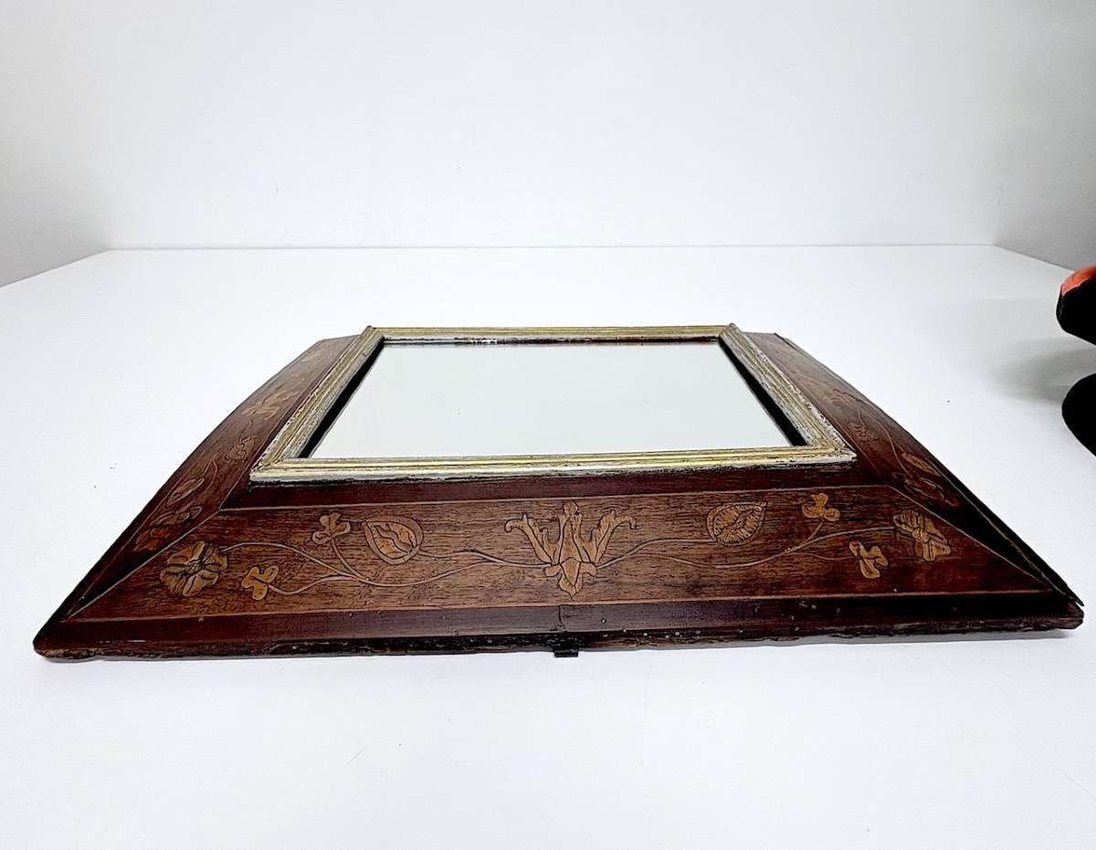 Marquetry Mirror Provence 17th Century Ref1137-photo-4