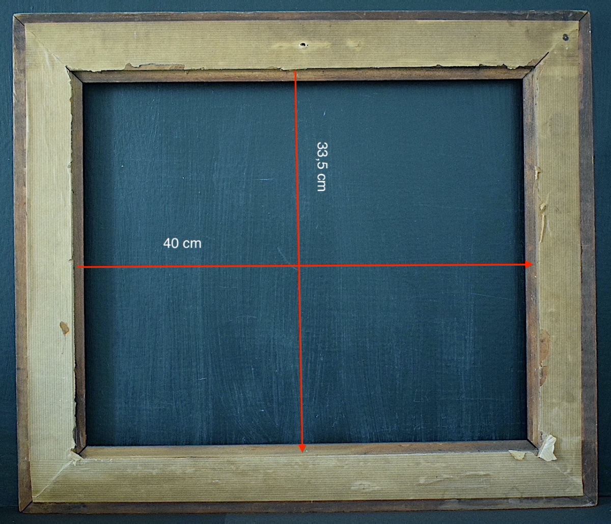 CADRE  Feuillure 40 x 33,5 cm format proche de 6F  FRAME Ref C1276-photo-2