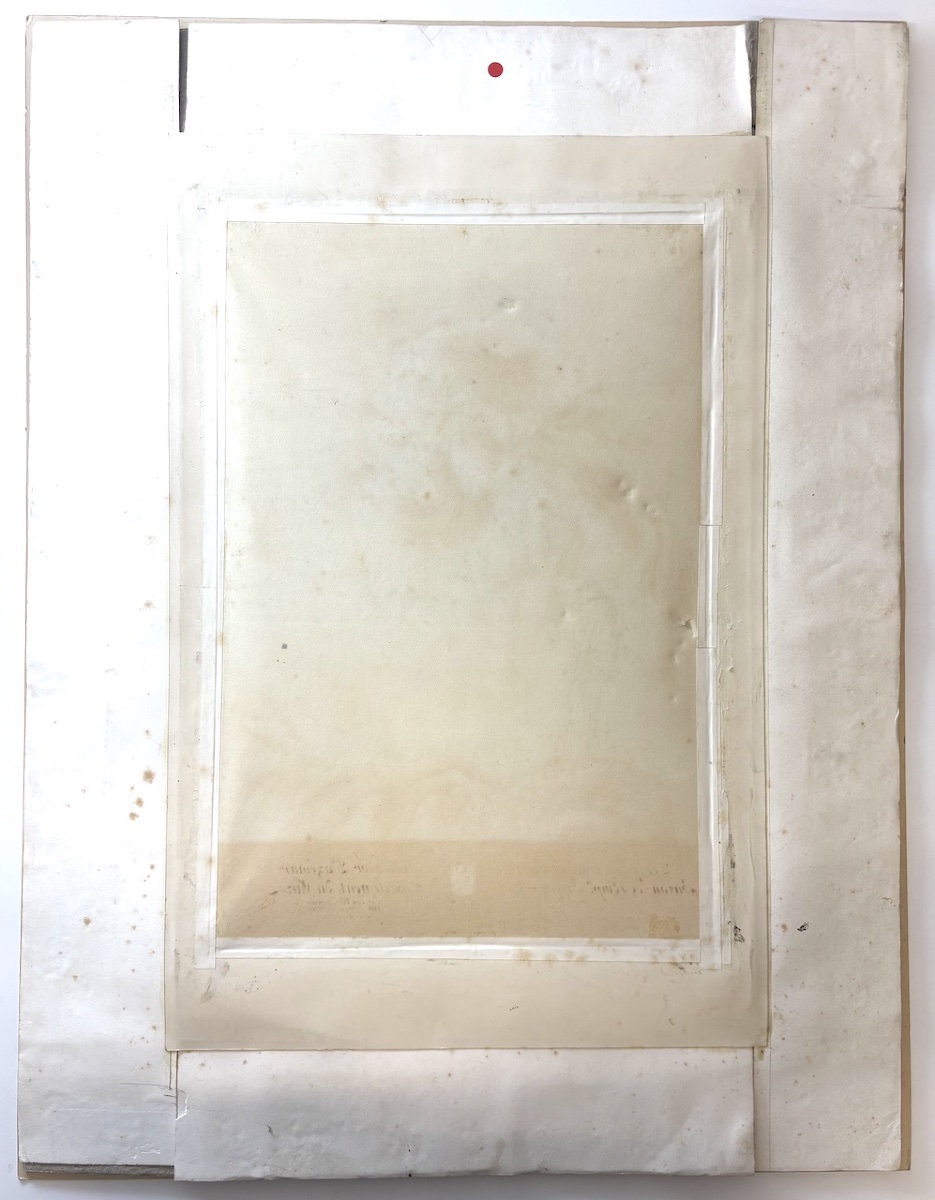 Jean-Louis Panisse Dessin lavis de Saint Pierre en larmes en Trompe l'oeil refm37-photo-4
