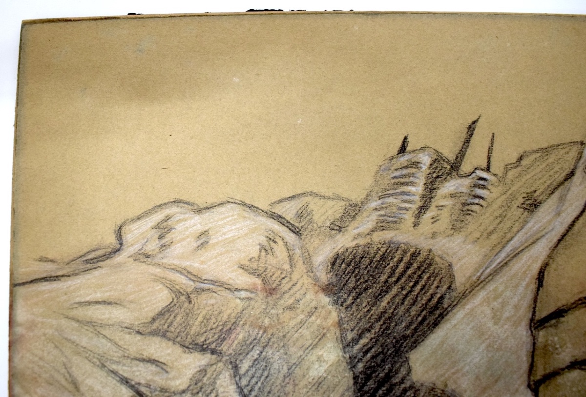 François Salvat Military Drawing Soldier Salvat Trenches War 1914 1918 Refm41-photo-2