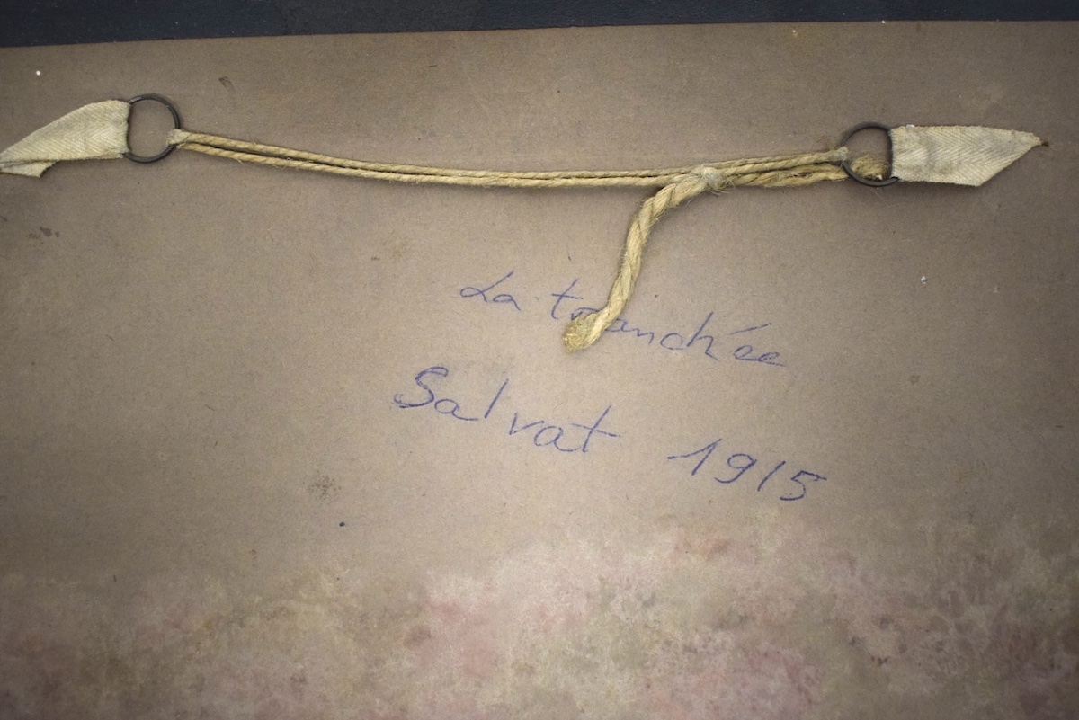 François Salvat Military Drawing Soldier Salvat Trenches War 1914 1918 Refm41-photo-4