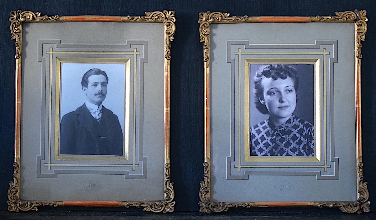 Pair Of 13 X 10 Cm Photo Frames Early 20th Century Ref C1277