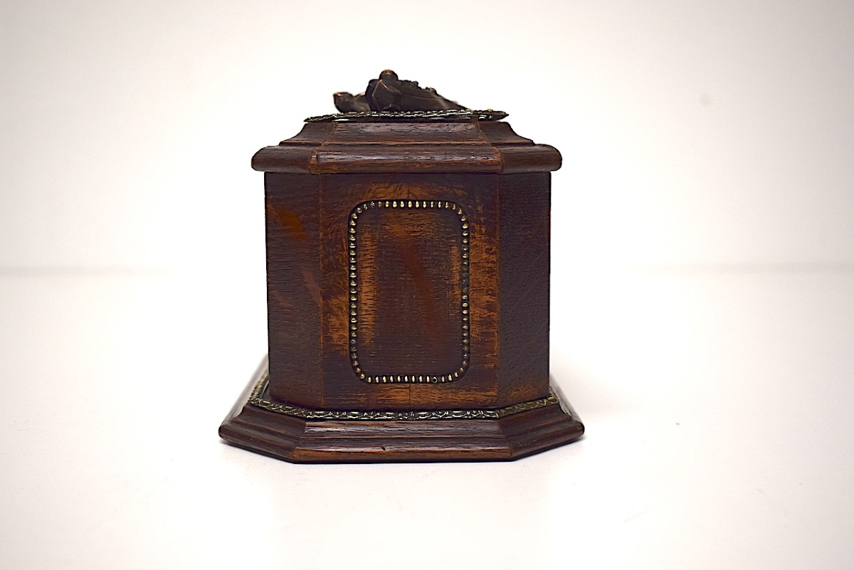 Alphonse Giroux à Paris  petit Coffret Apollon style Napoléon III Ref1140 -photo-4