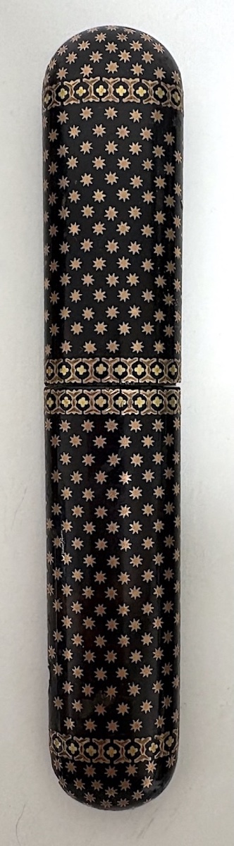 Étui à Messages dit billet doux en marqueterie d' Or début XIX ème siècle ref1141-photo-2