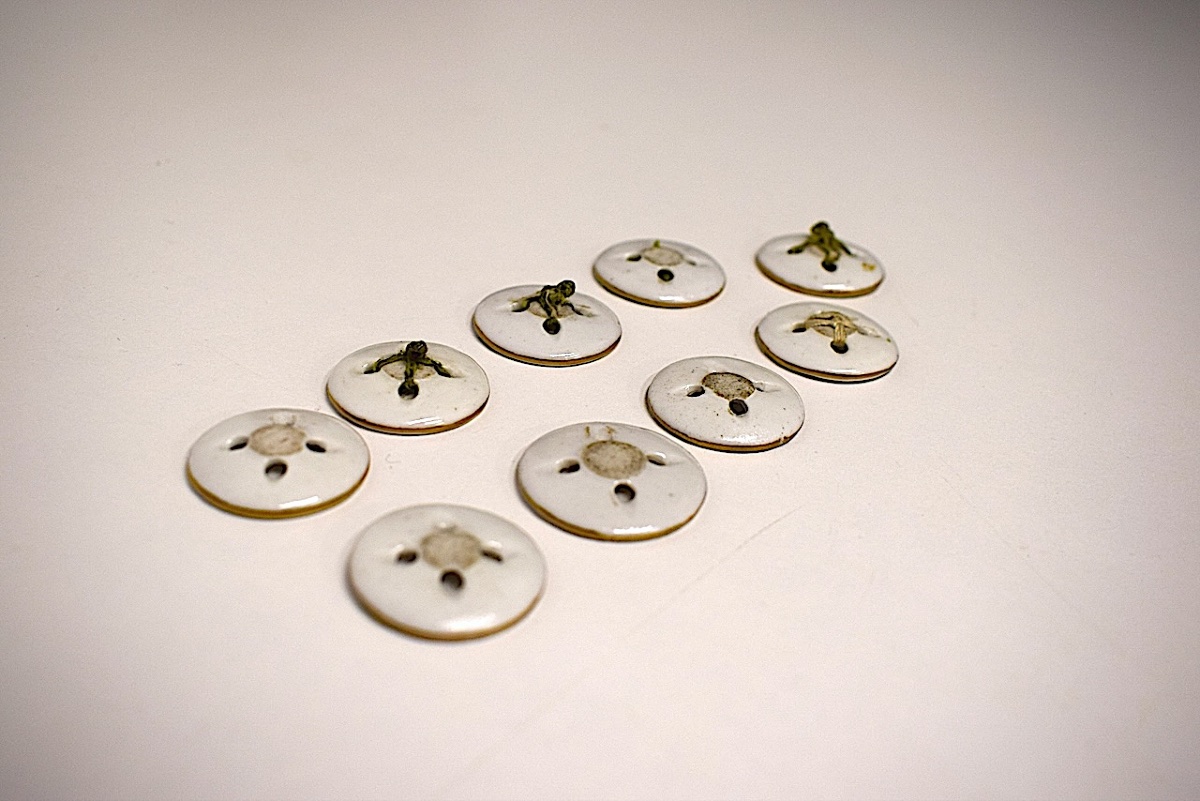 9 Antique Porcelain Knobs Painted With Meissen Birds Ref1141-photo-7