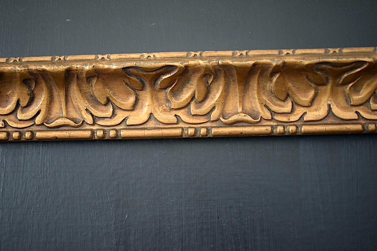 CADRE  Art Nouveau doré Feuillure 46 x 38 cm format  tableau 8F FRAME début XX ème Ref C1278-photo-4