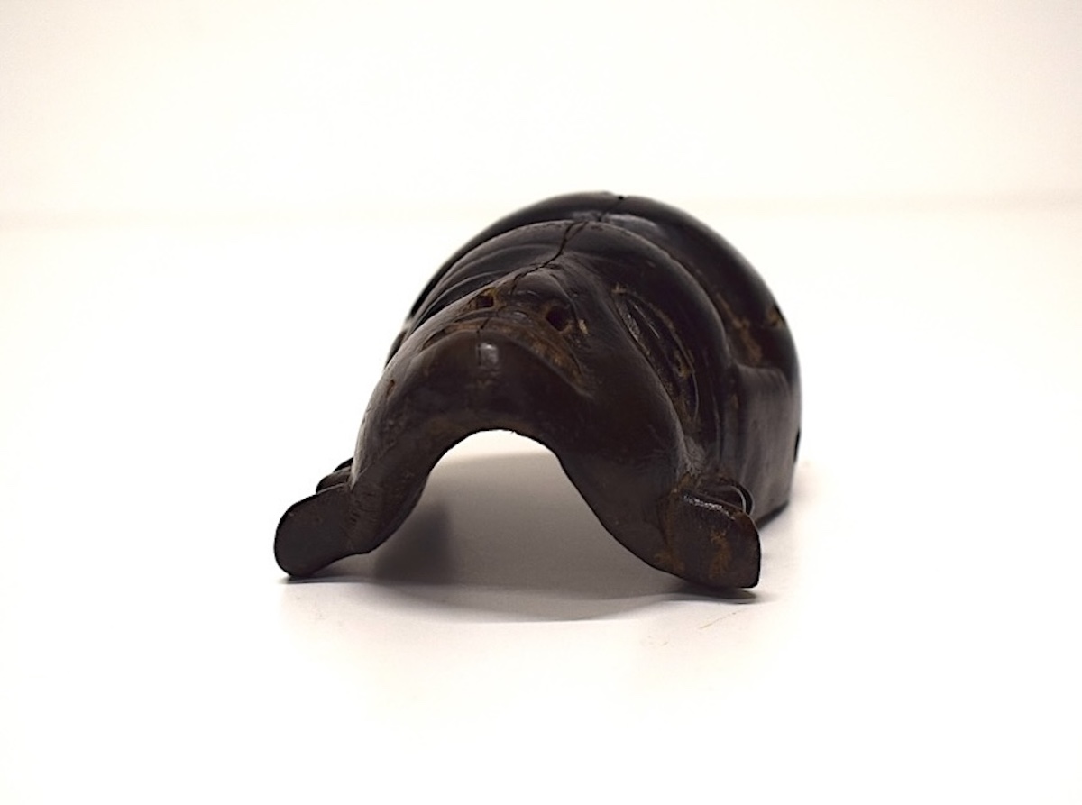 Antique Miniature African Mask Known As The Senufo Passport  Carved Wood, Africa Ref1144-photo-2