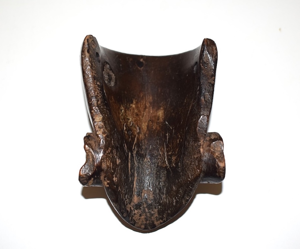Antique Miniature African Mask Known As The Senufo Passport  Carved Wood, Africa Ref1144-photo-4