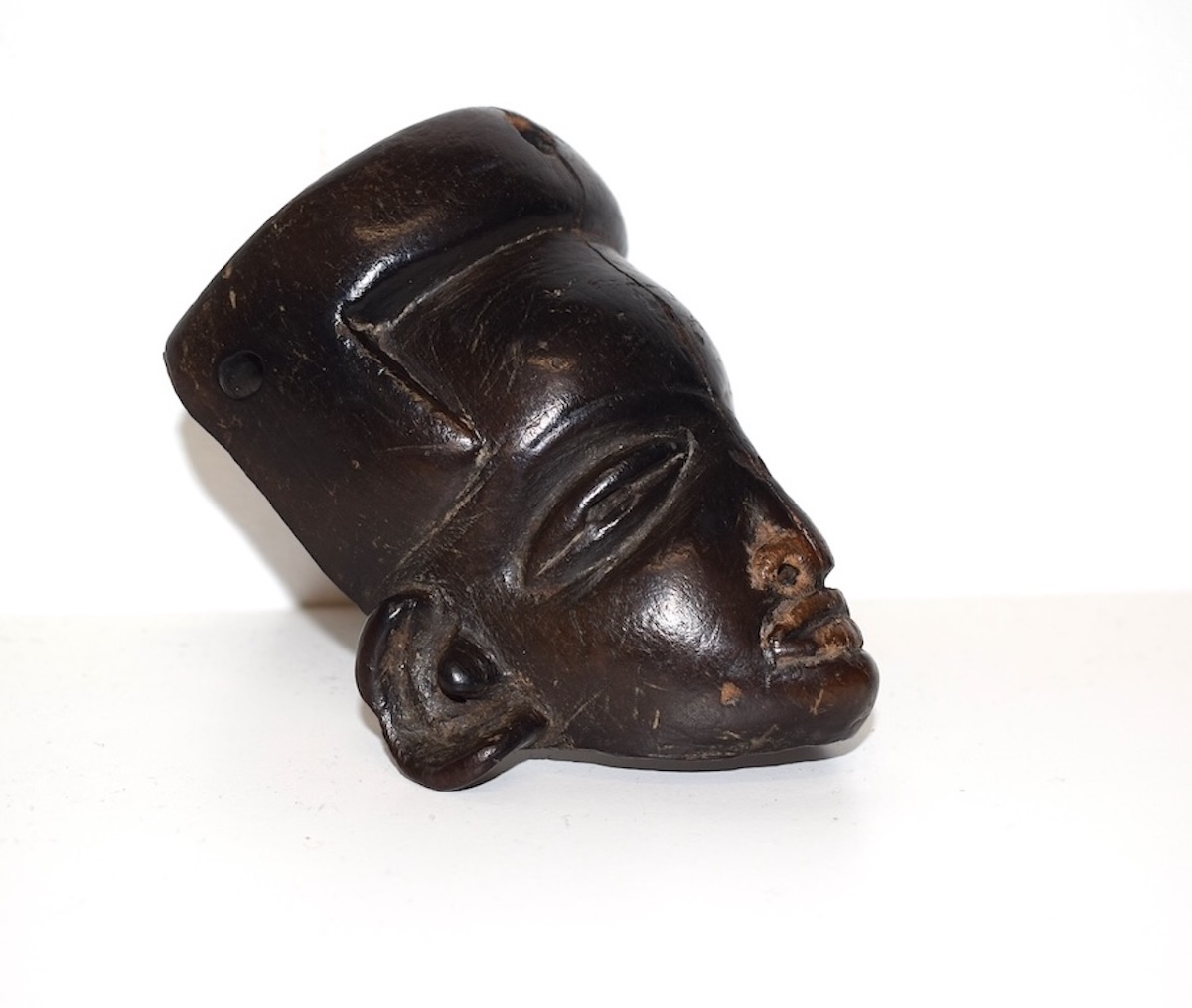 Antique Miniature African Mask Known As The Senufo Passport  Carved Wood, Africa Ref1144-photo-8